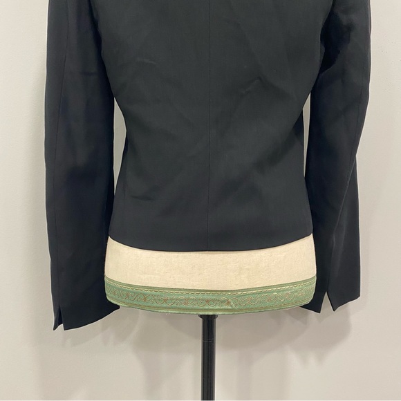 BANANA REPUBLIC 2 Italian Wool Single Breasted Blazer Office Siren Corp Core - Picture 3 of 16